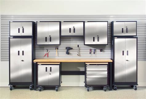 stainless steel cabinets garage|small stainless steel storage cabinet.